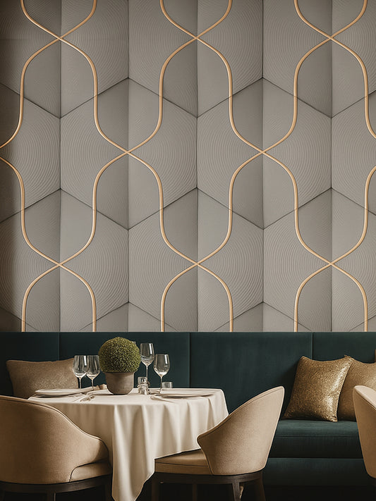 Papel Mural / Red de Oro