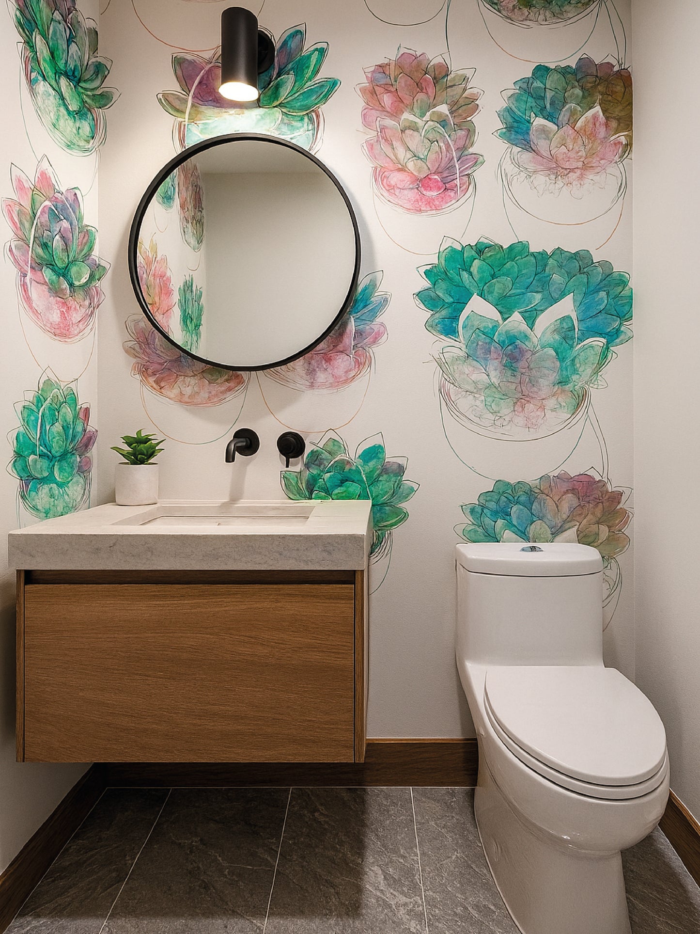 Papel Mural / Acuasuculentas