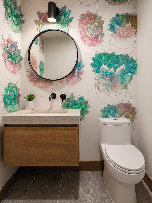 Papel Mural / Acuasuculentas