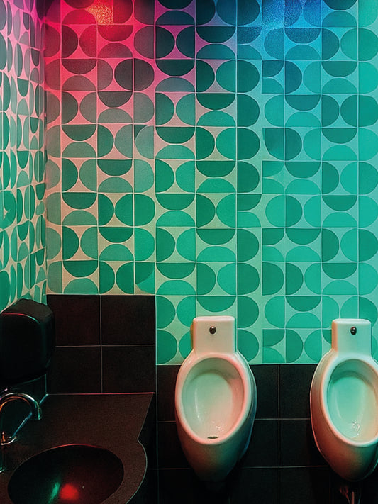 Papel Mural / Cortes de circulo A