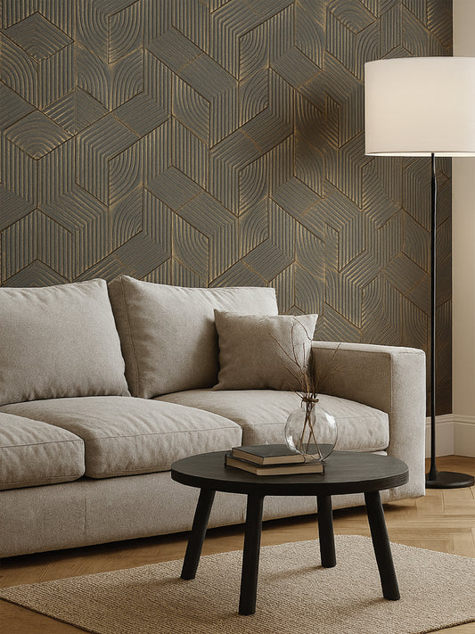 Papel Mural / Geometria profunda A