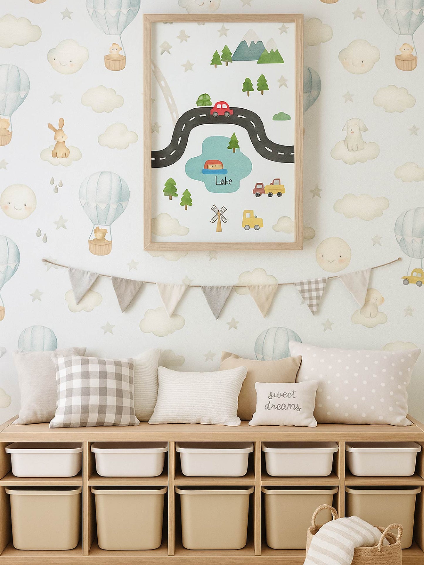 Papel Mural / Globos aerostáticos A