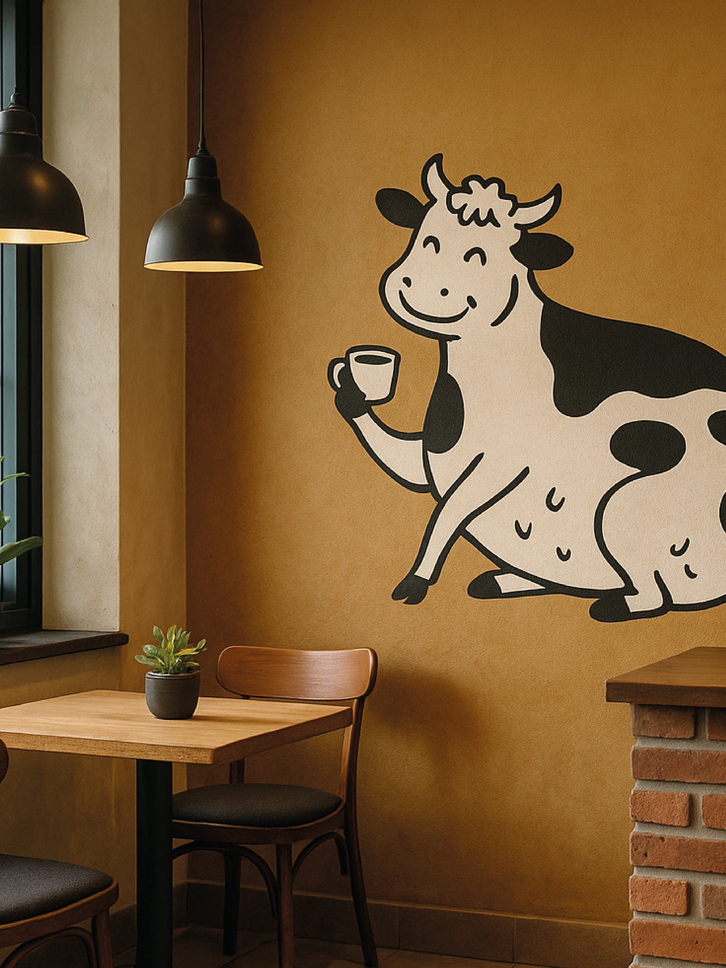 Papel Mural / Leche y cafe