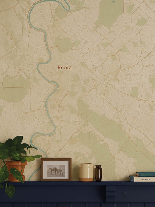 Papel Mural / Mapa de roma
