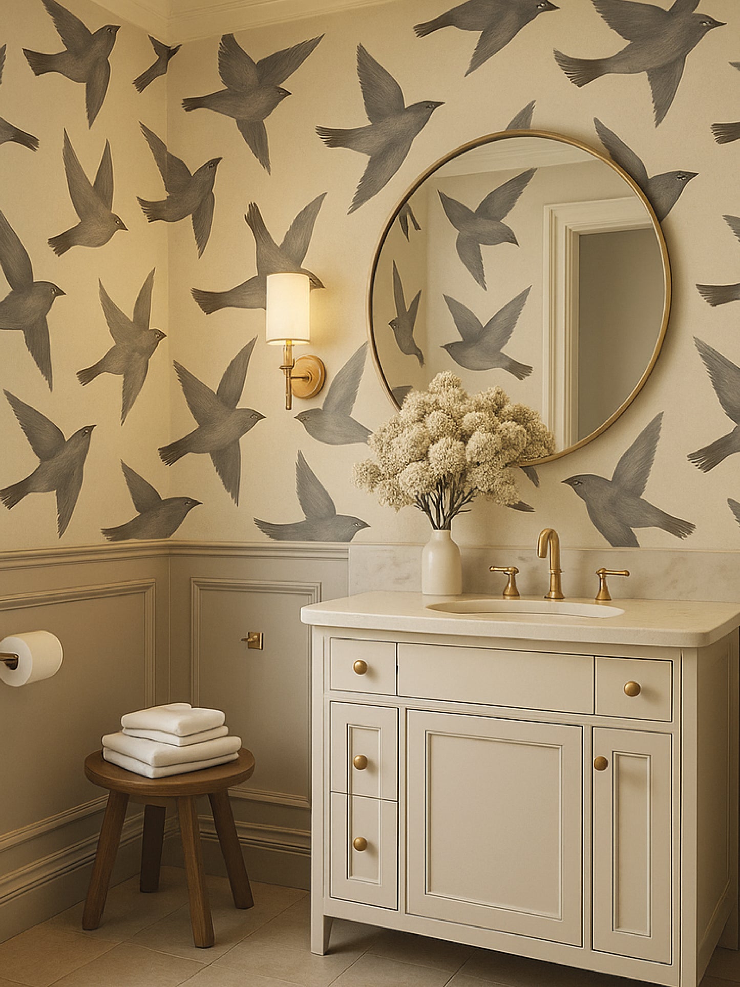 Papel Mural / Pájaros volando