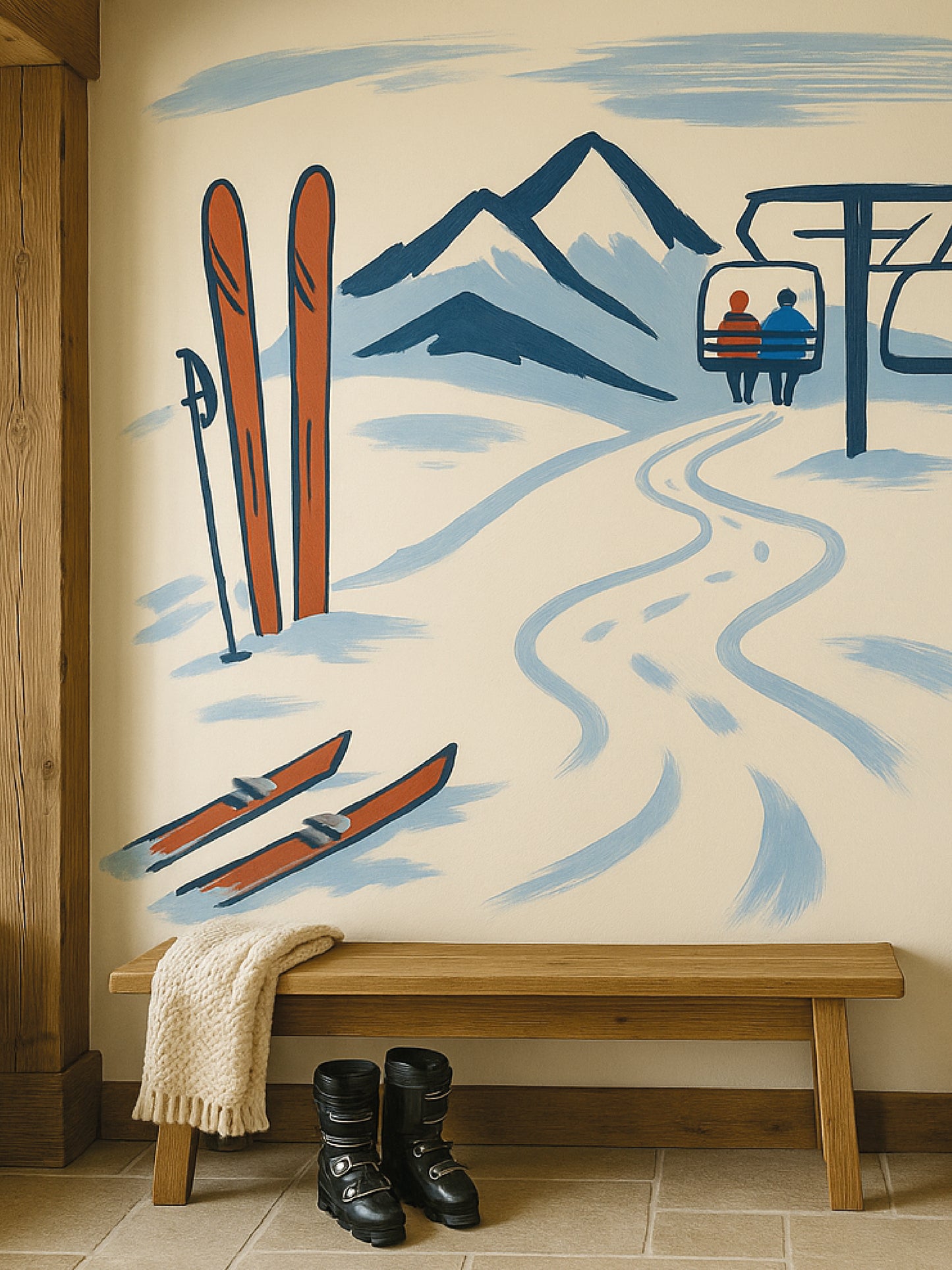 Papel Mural / Rincon de esqui