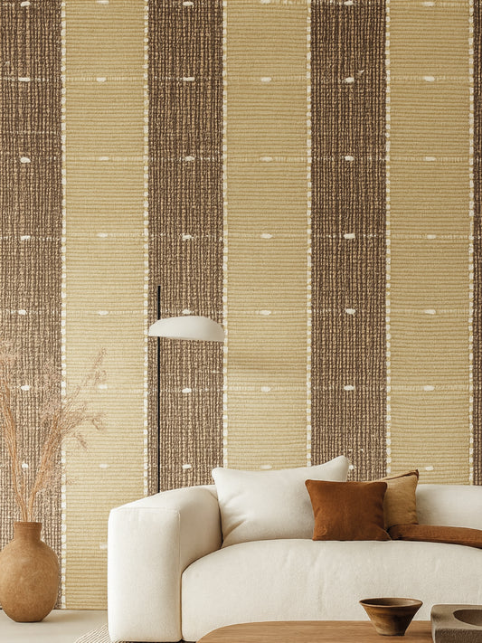 Papel Mural / Tejido olivo