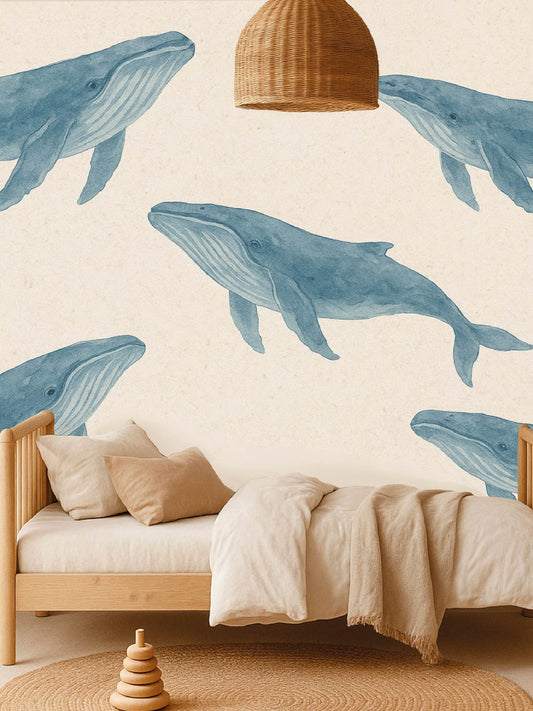 Papel Mural / Vida de ballenas