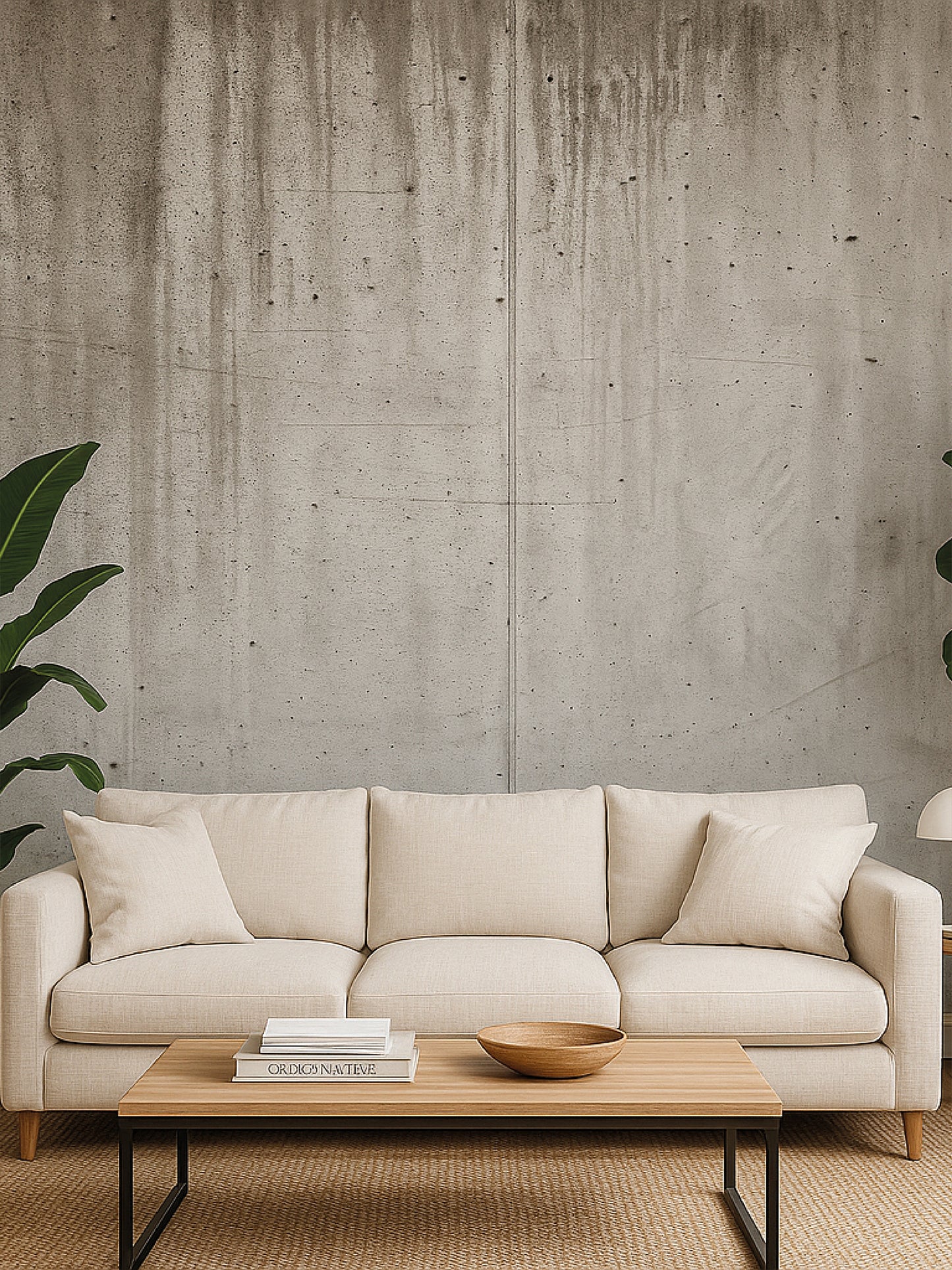 Papel Mural / Huella de concreto