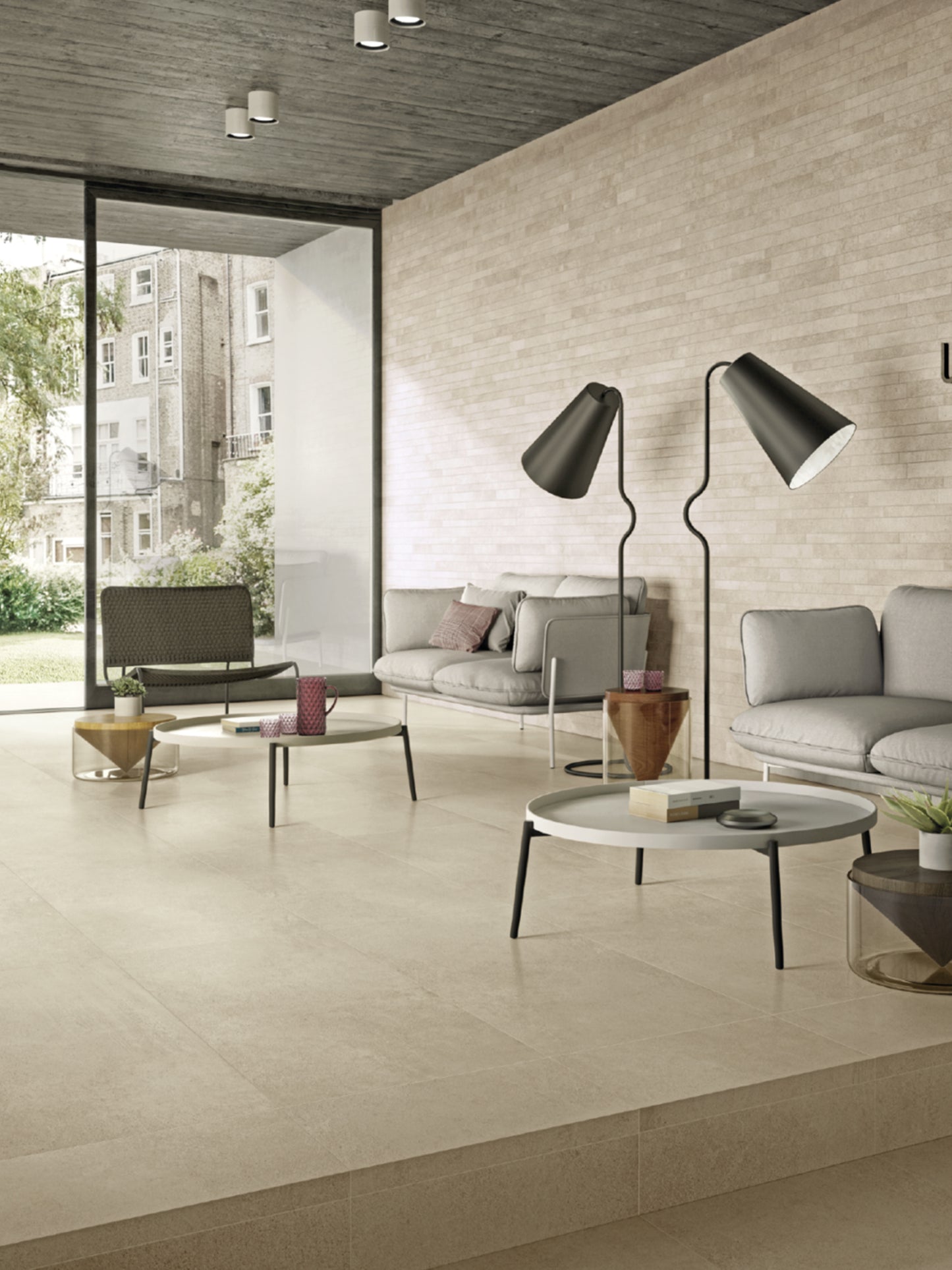 Porcelanato Cemento Rasato Beige 75.5×75.5 10mm