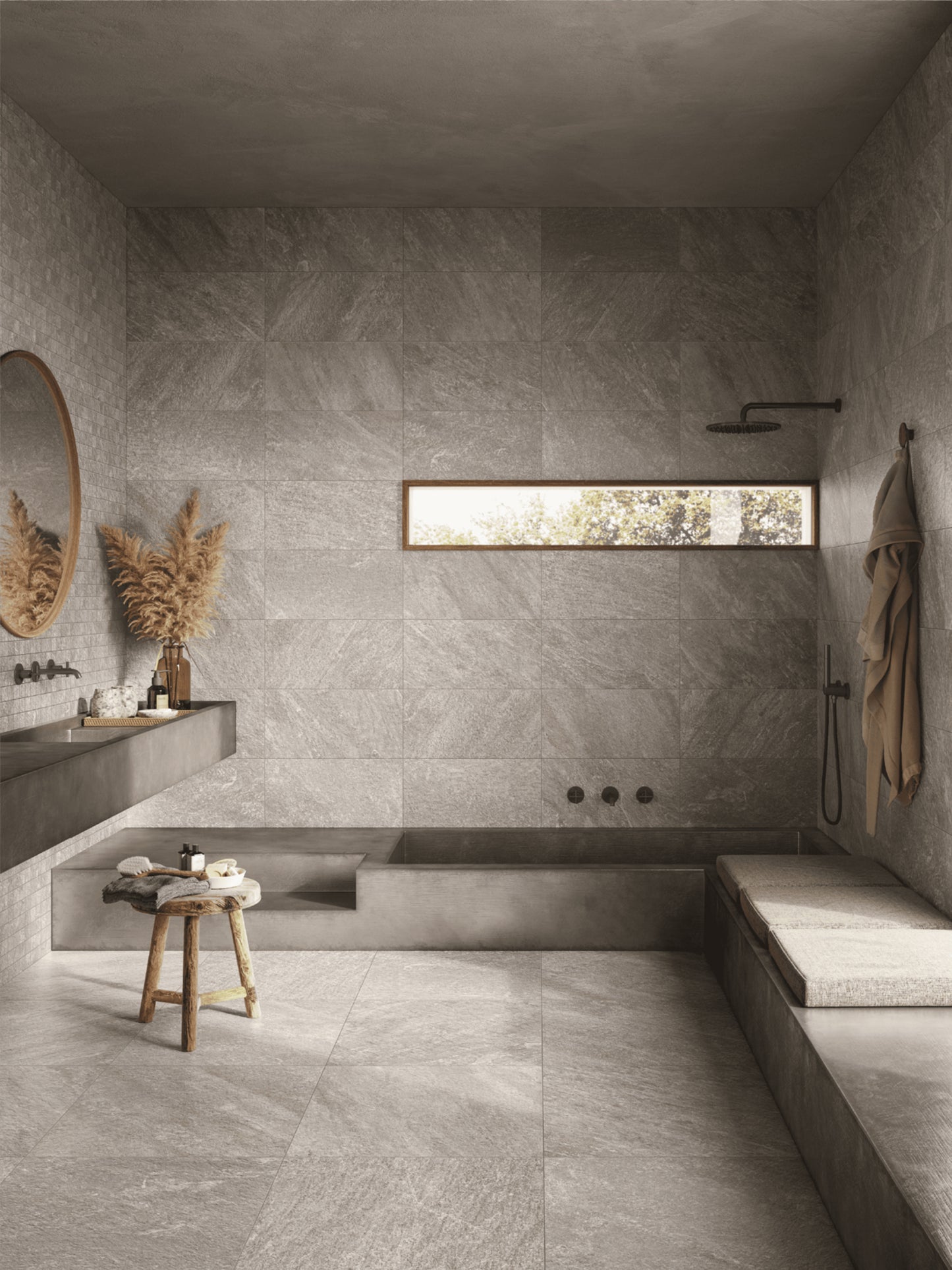 Porcelanato Petra Grigia 8.20X25