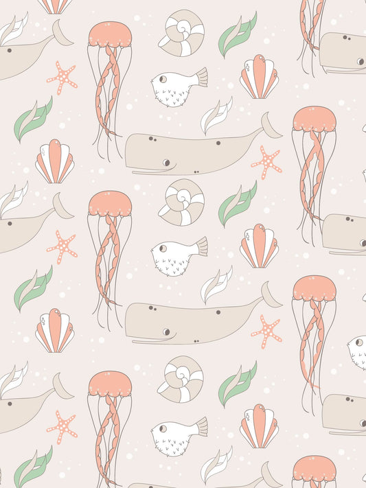 Papel Mural / Bajo del mar