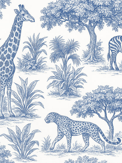 Papel Mural / Blue safari