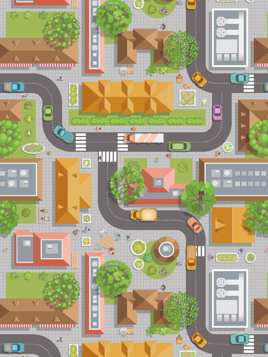 Papel Mural / Ciudad infantil