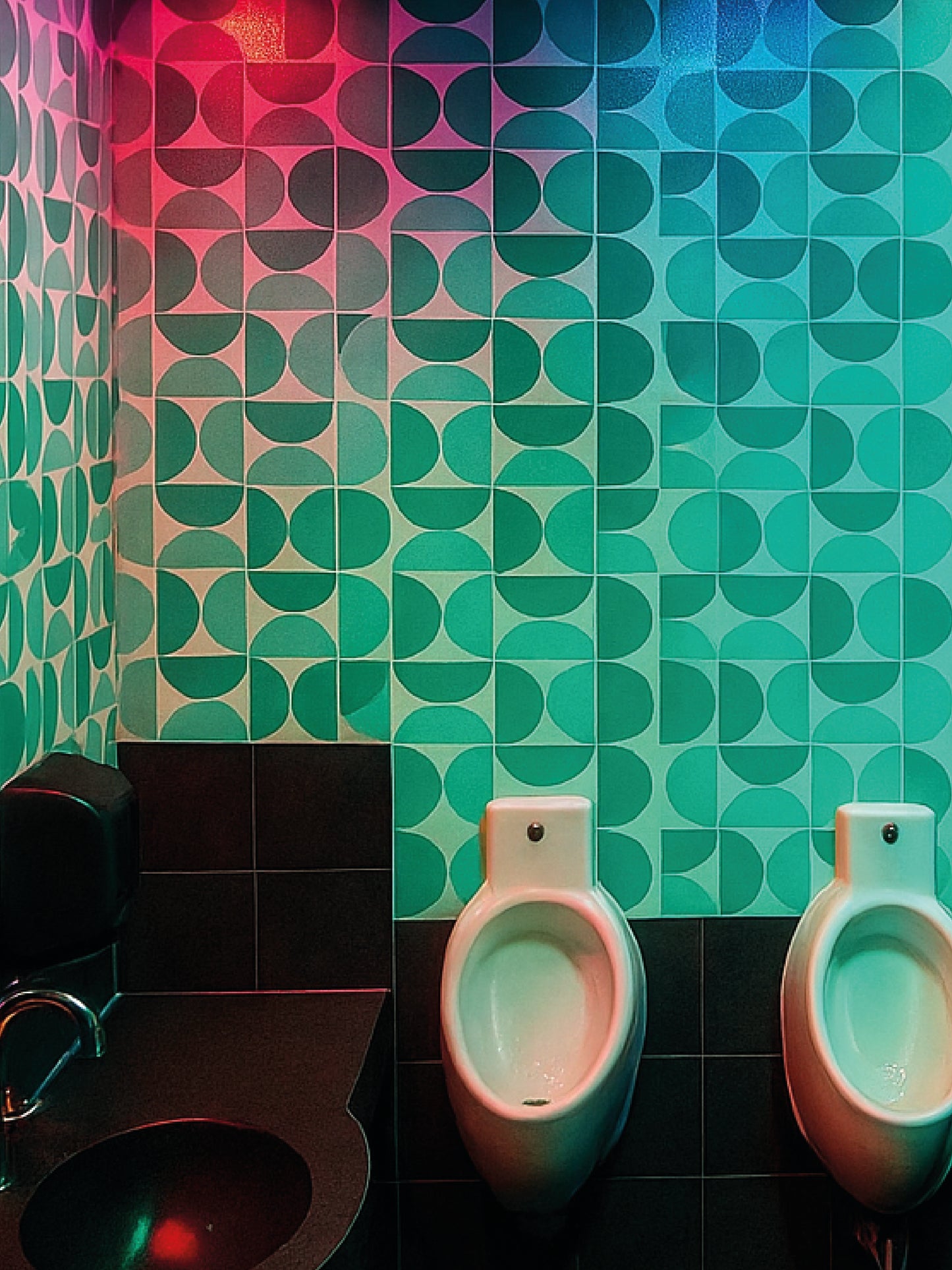 Papel Mural / Cortes de circulo A