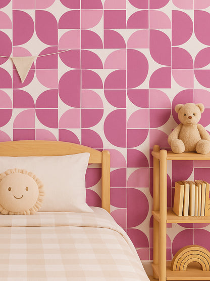 Papel Mural / Cortes de circulo B