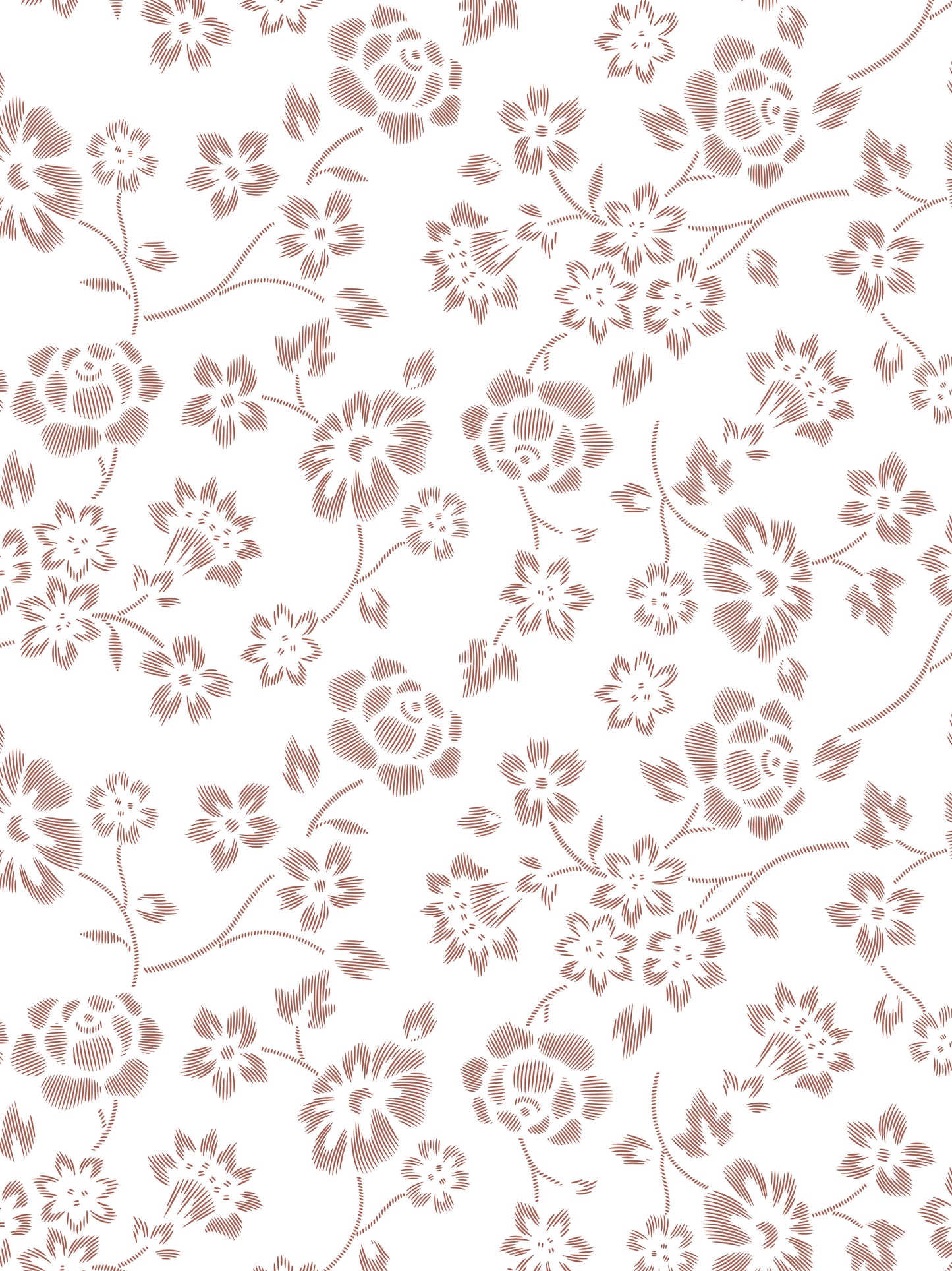 Papel Mural / Enredadera floral-A