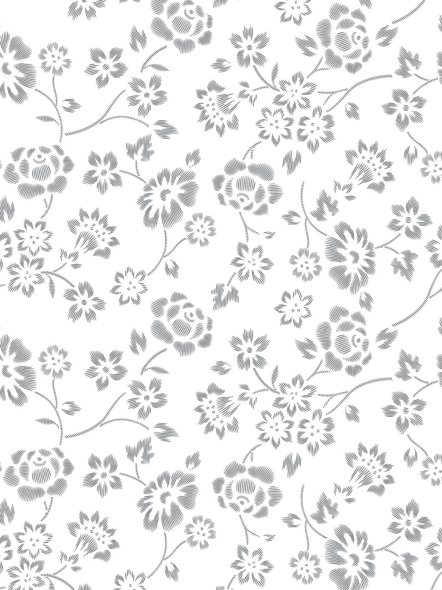 Papel Mural / Enredadera floral-B