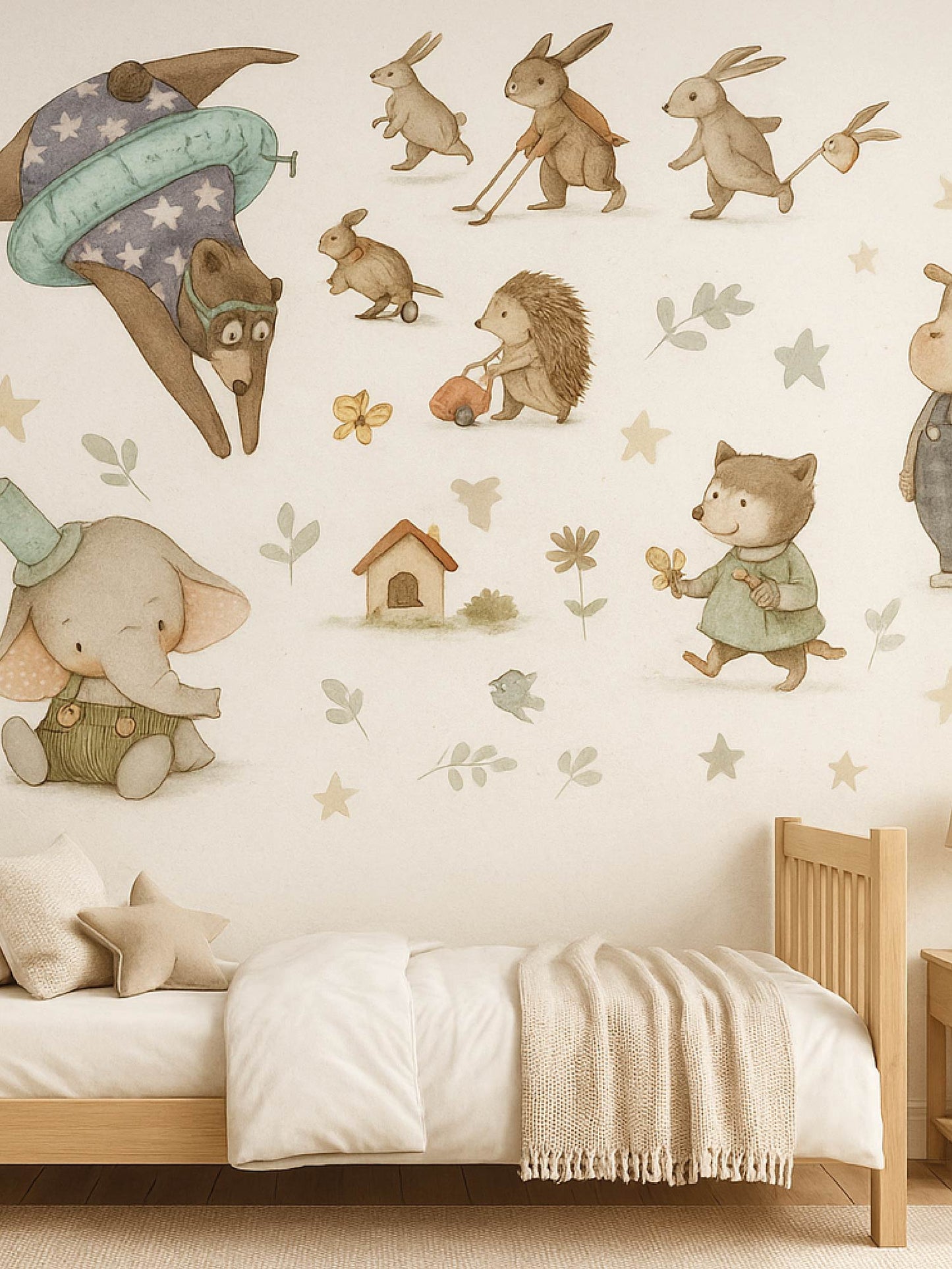 Papel Mural / Fiesta de animales