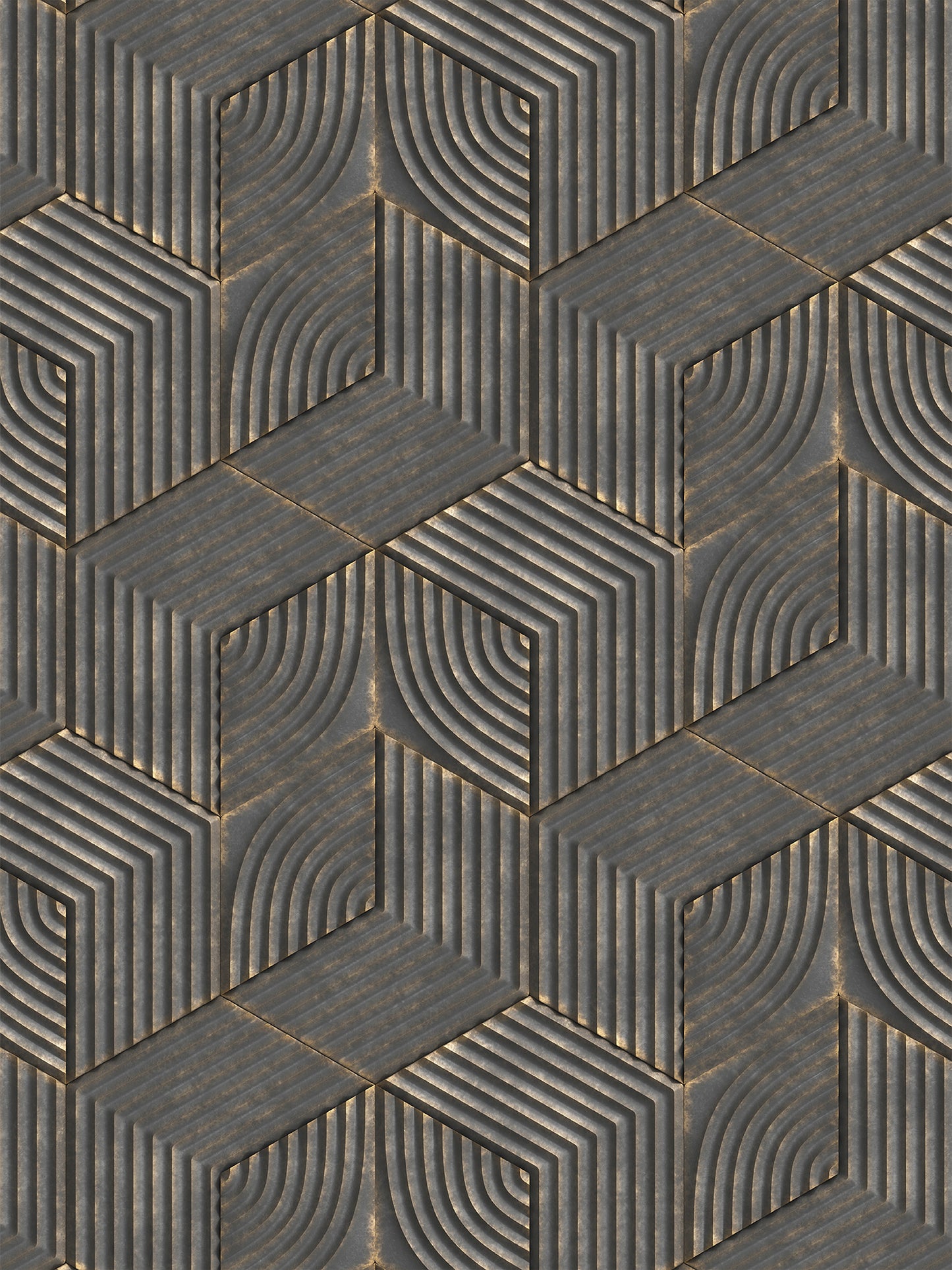 Papel Mural / Geometria profunda A