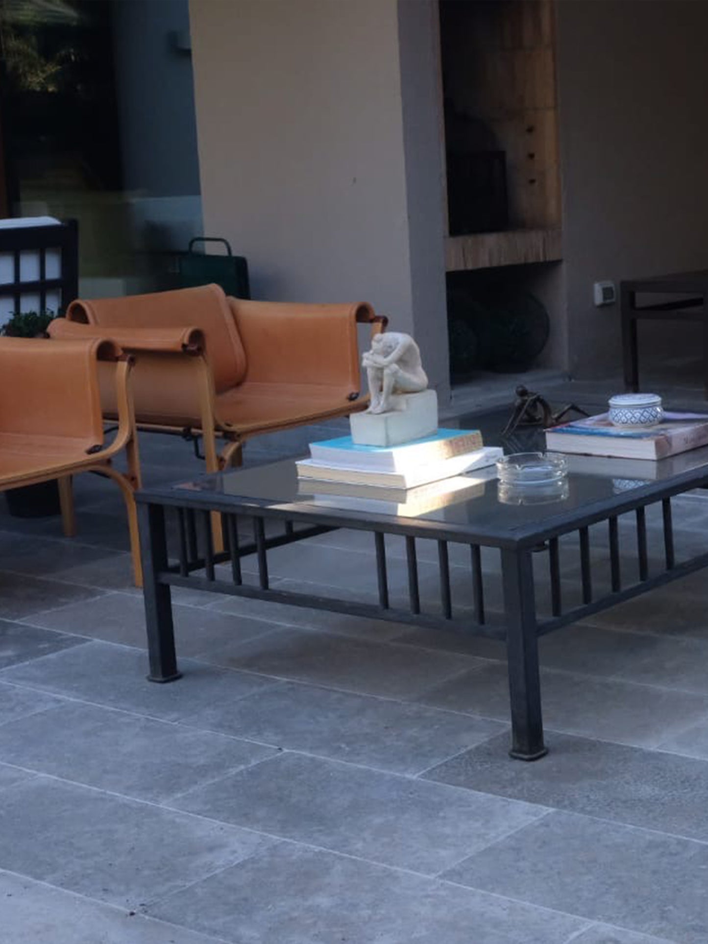 Limestone Egipcio Gem Grey Dark Acid Tumbled