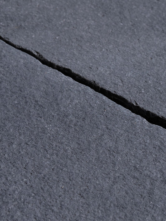 Limestone India Kadapa Black and cut edge