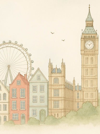 Papel Mural / Londres a color