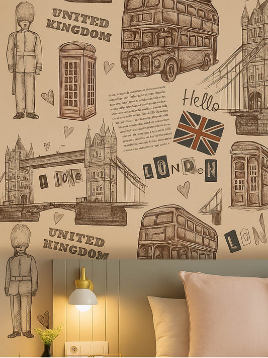 Papel Mural / Londres a papel