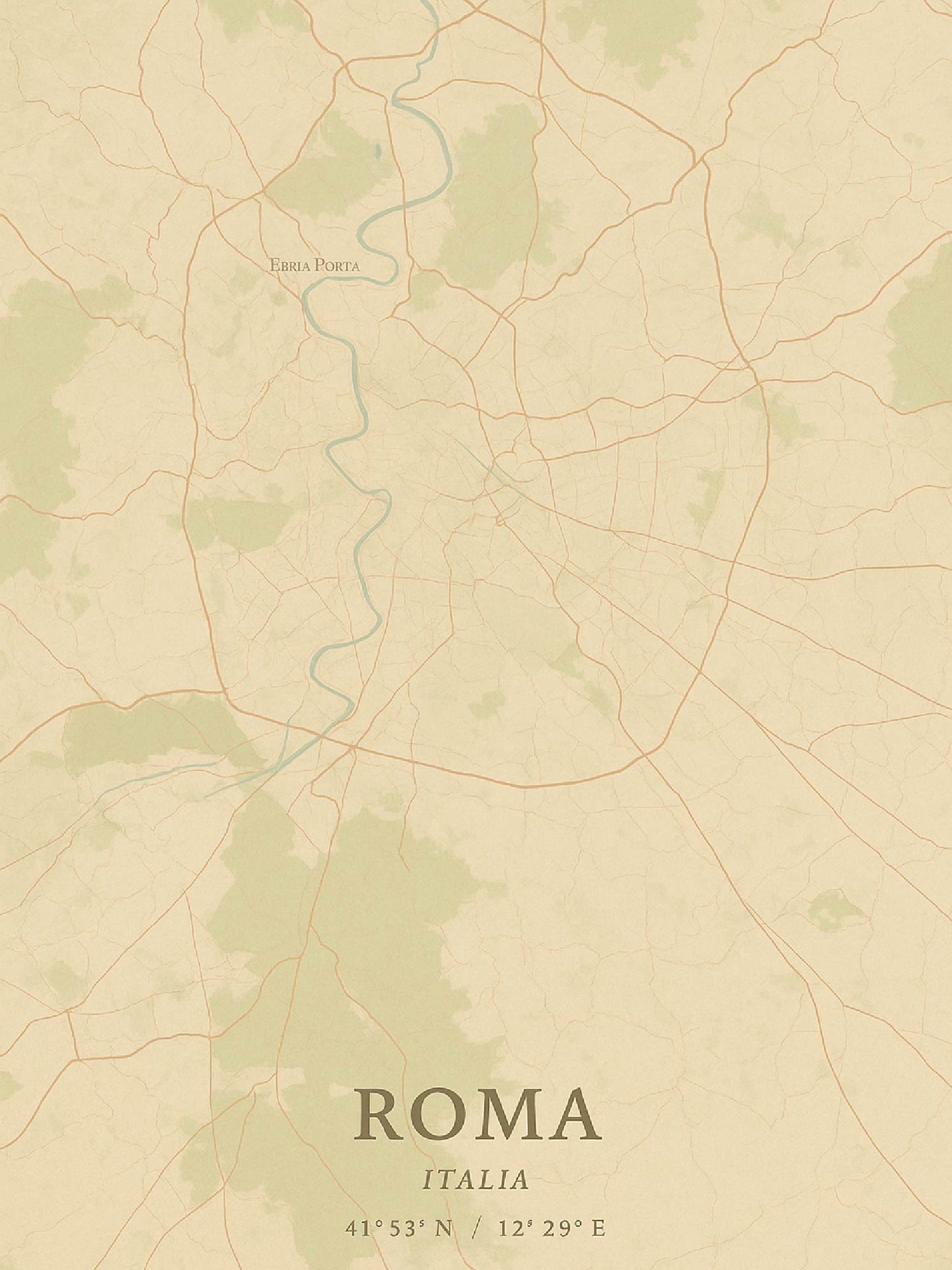 Papel Mural / Mapa de roma