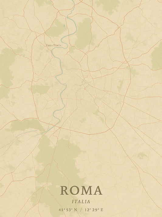 Papel Mural / Mapa de roma
