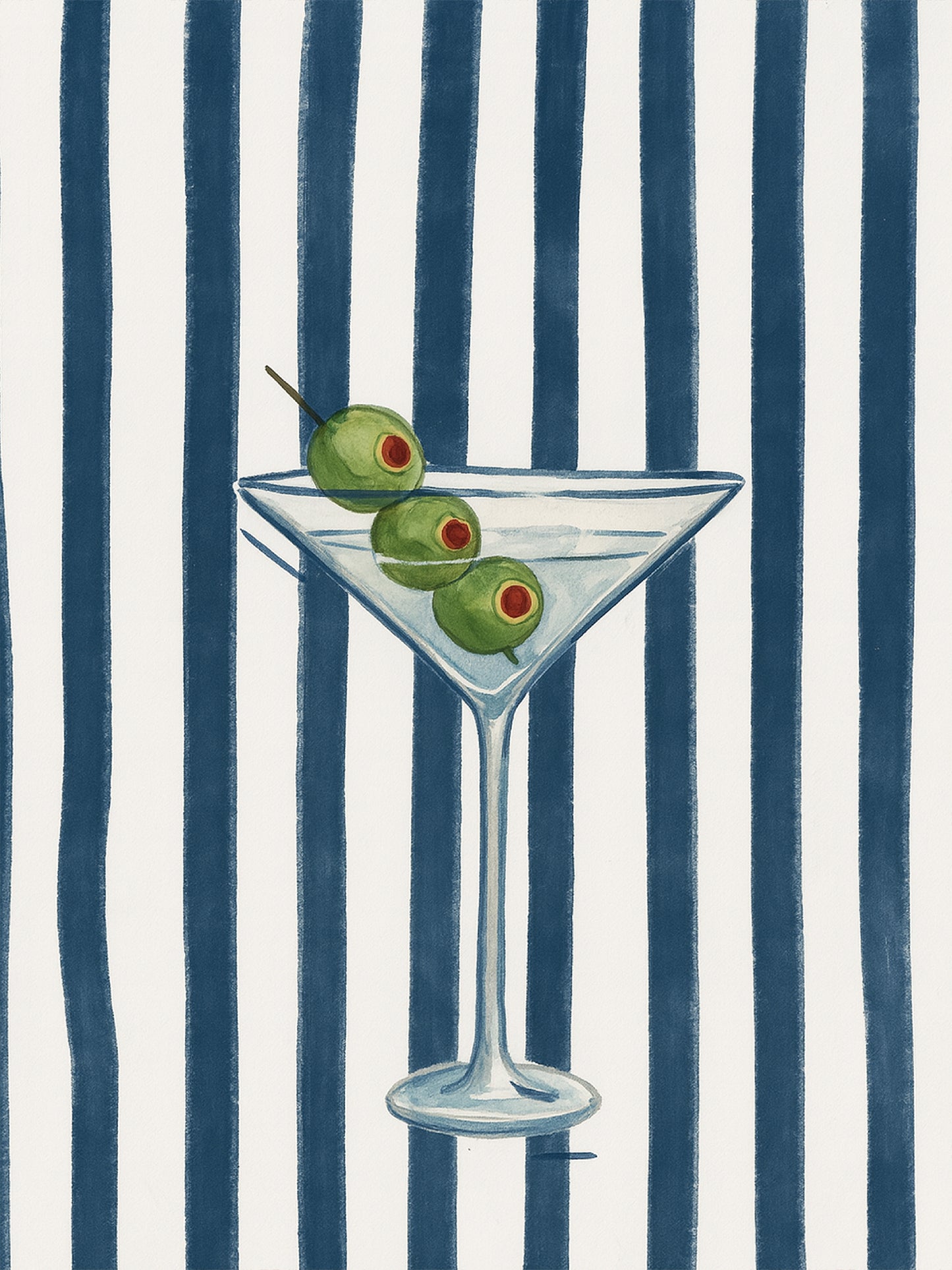 Papel Mural / Martini azul