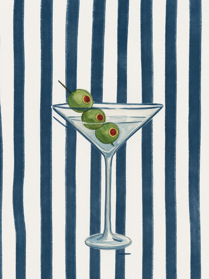 Papel Mural / Martini azul