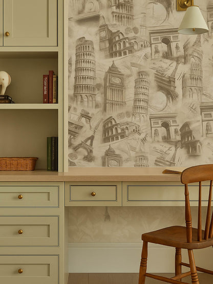 Papel Mural / Monumentos dispersos