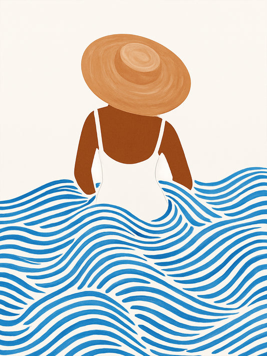 Papel Mural / Olas playeras