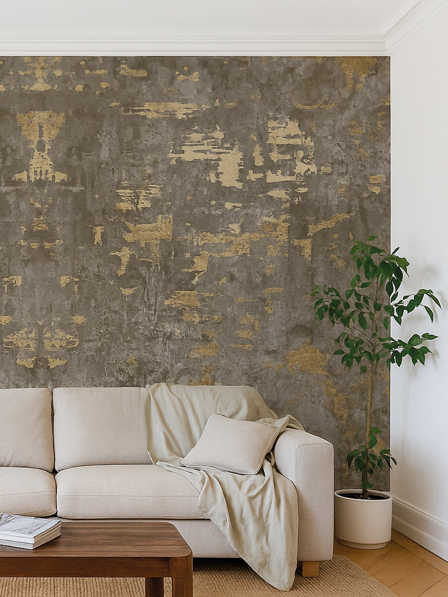 Papel Mural / Oro liquido