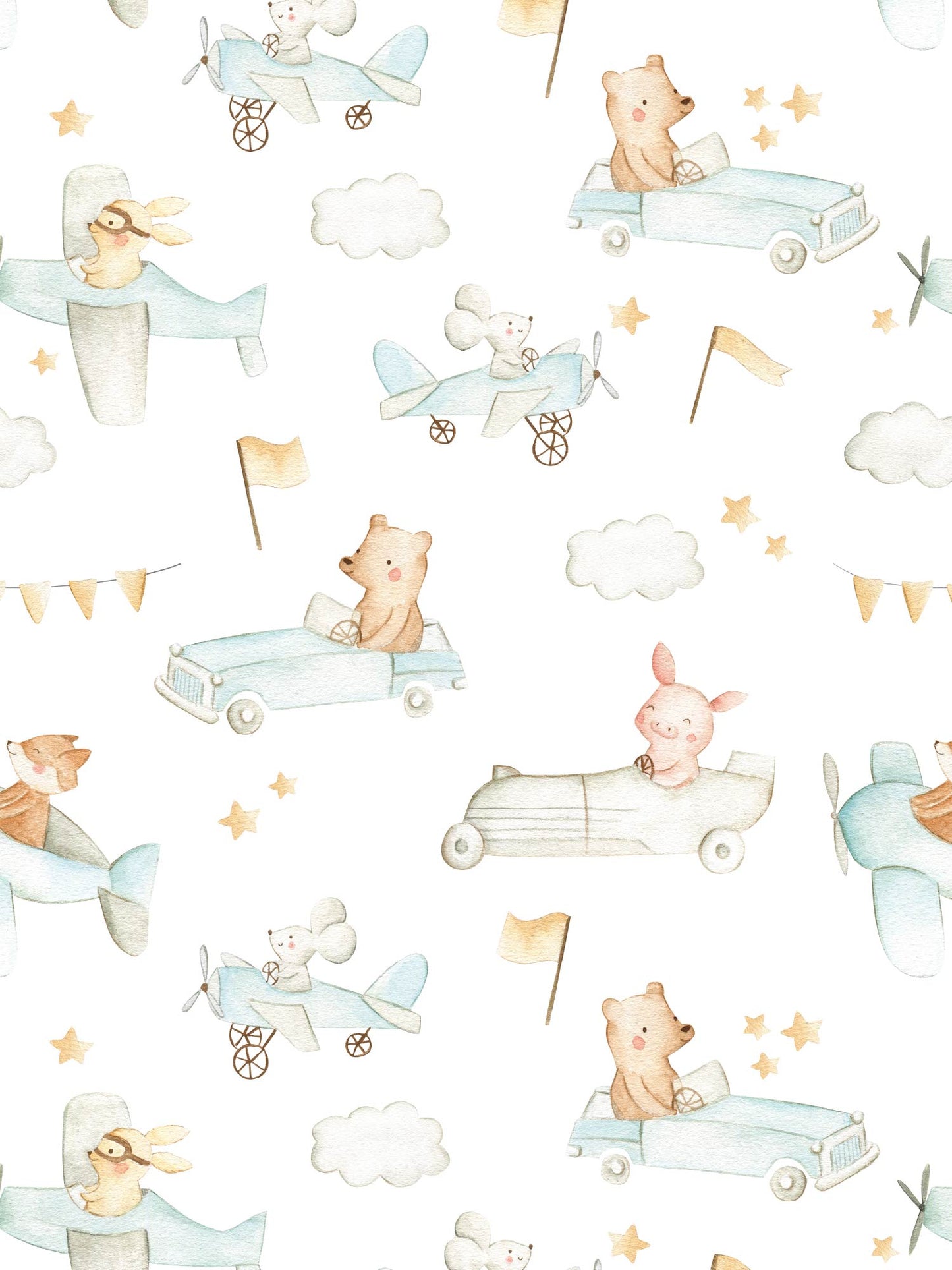 Papel Mural / Osos conductores