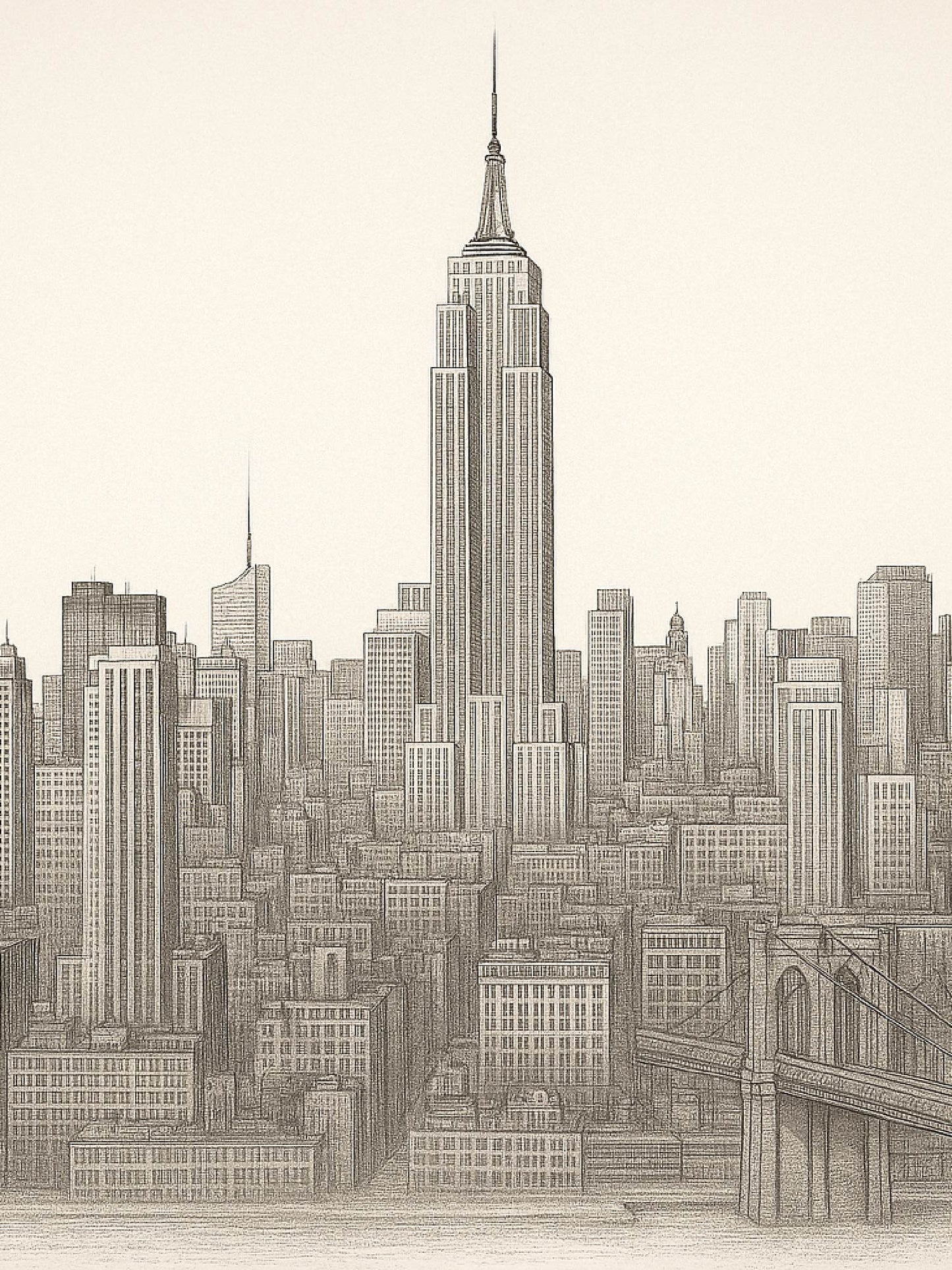 Papel Mural / Skyline de nueva york