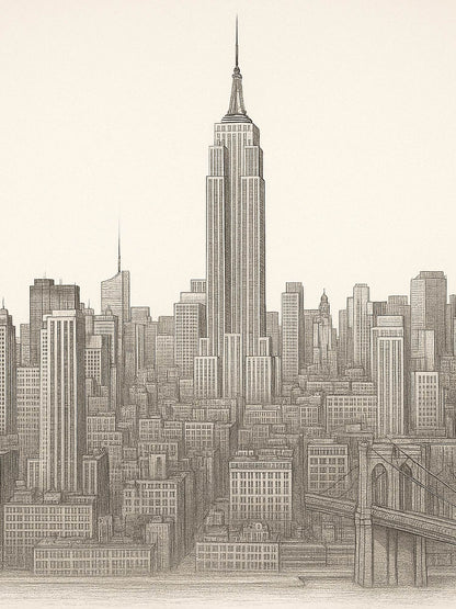 Papel Mural / Skyline de nueva york