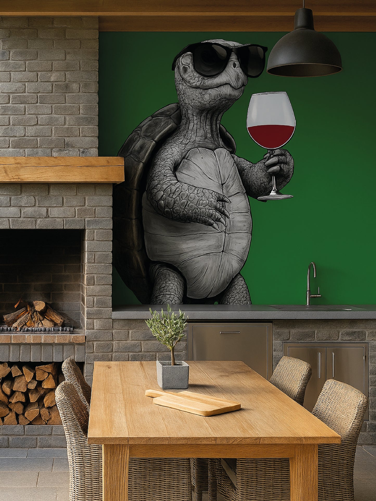 Papel Mural / Tortuga Cool