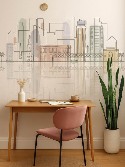 Papel Mural / Un poco de color