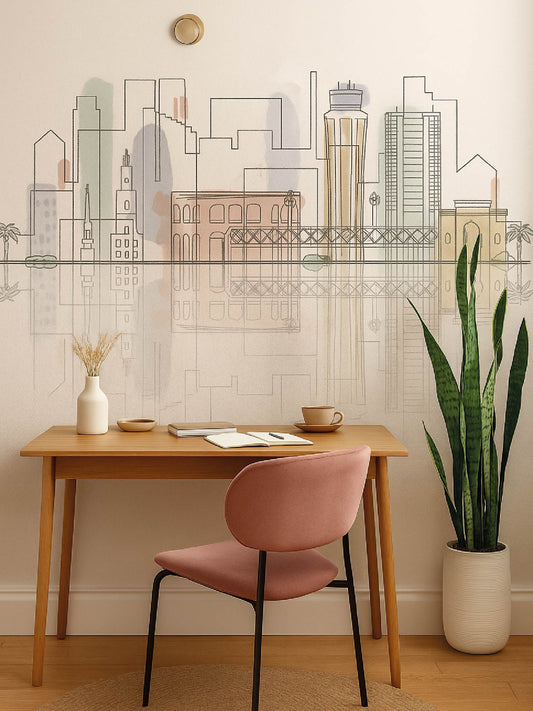 Papel Mural / Un poco de color