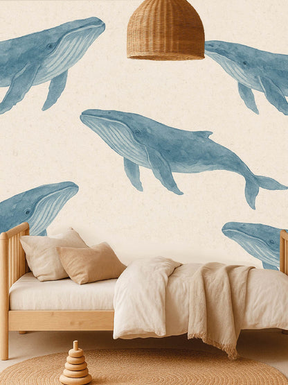 Papel Mural / Vida de ballenas